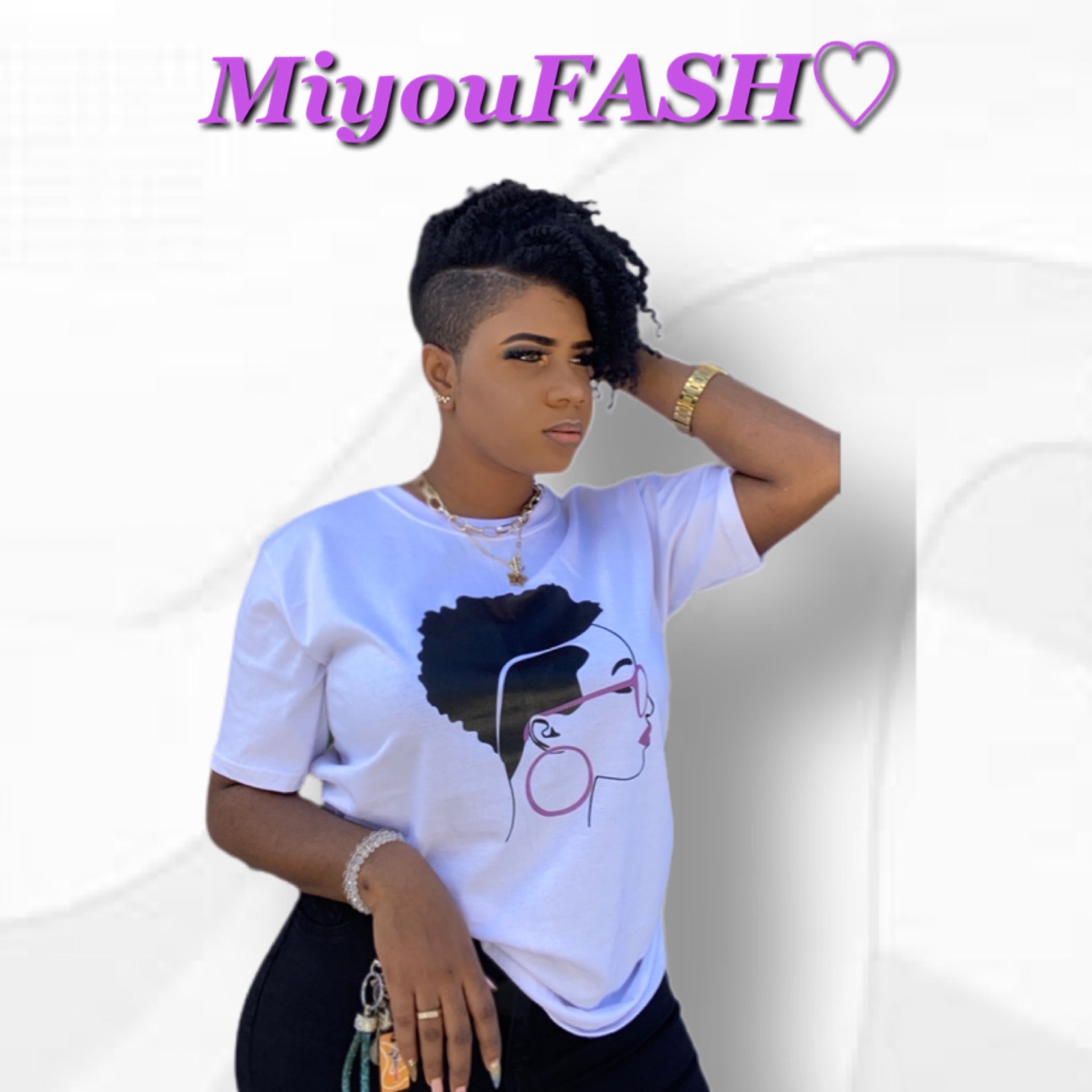 Afro Fashion oversized T-shirt for women