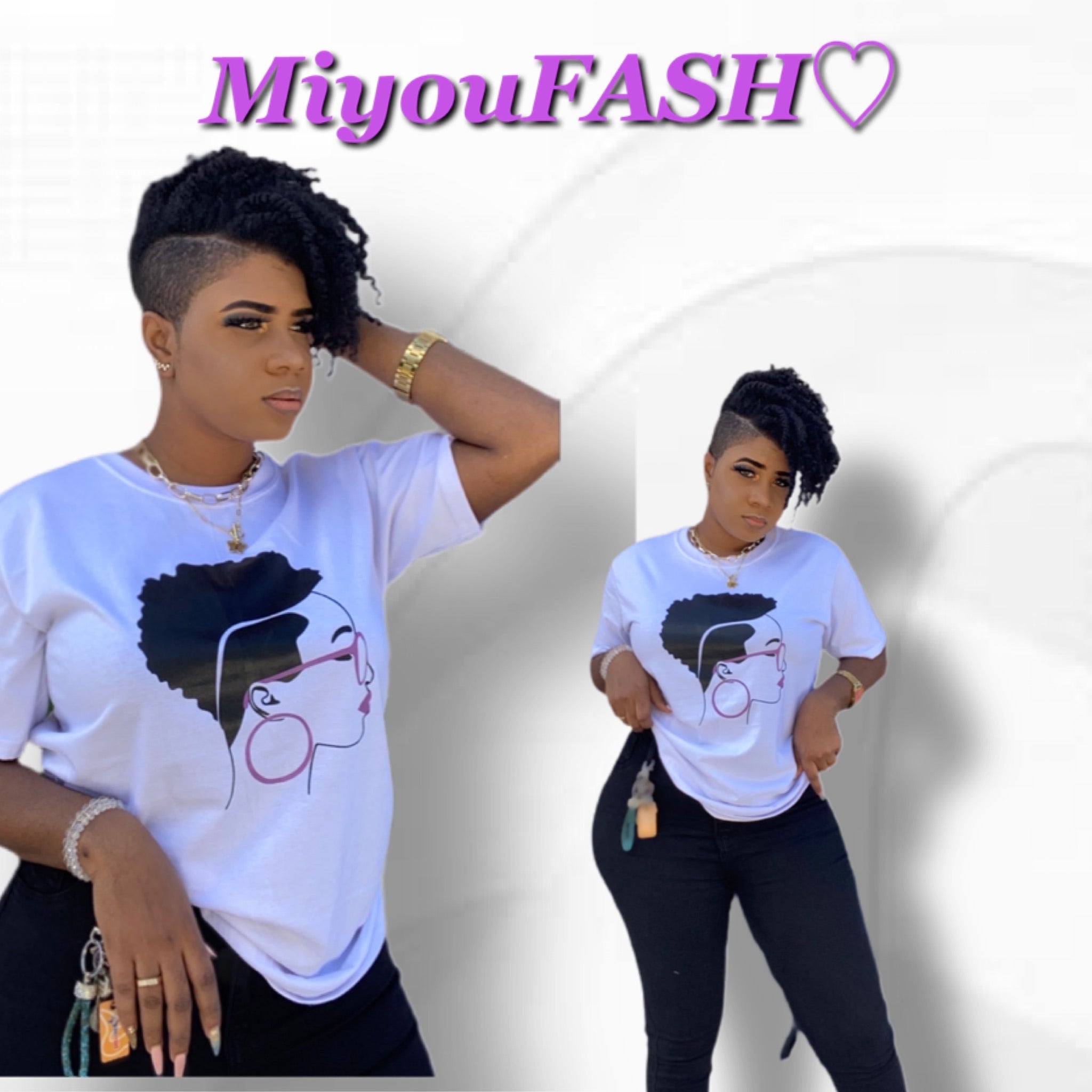 Afro Fashion oversized T-shirt for women